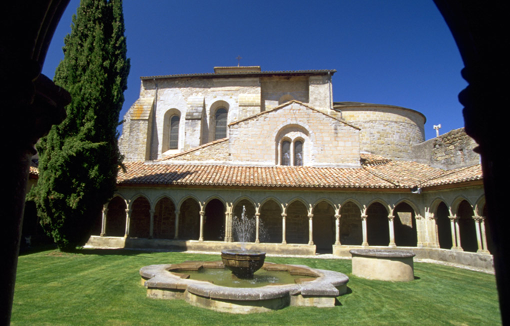 A Abadia de Saint-Hilaire, onde foi criado o primeiro espumante, Blanquette de Limoux, em 1531 (foto Céline et Gilles Deschamps / CIVL)