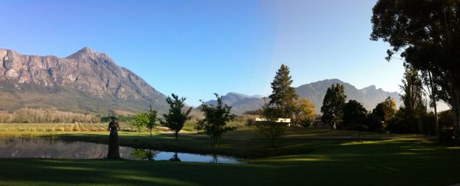 Vinhedos em Tulbagh, África do Sul