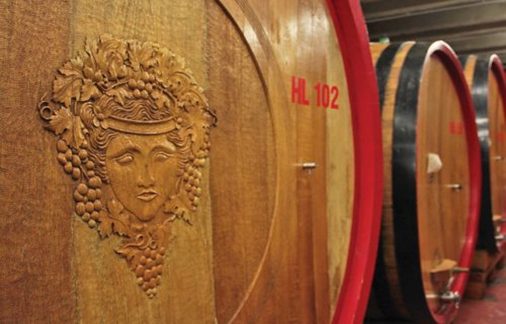 Botte Grande - Os típicos tonéis de maturação do Brunello di Montalcino (foto Carlos Arruda)